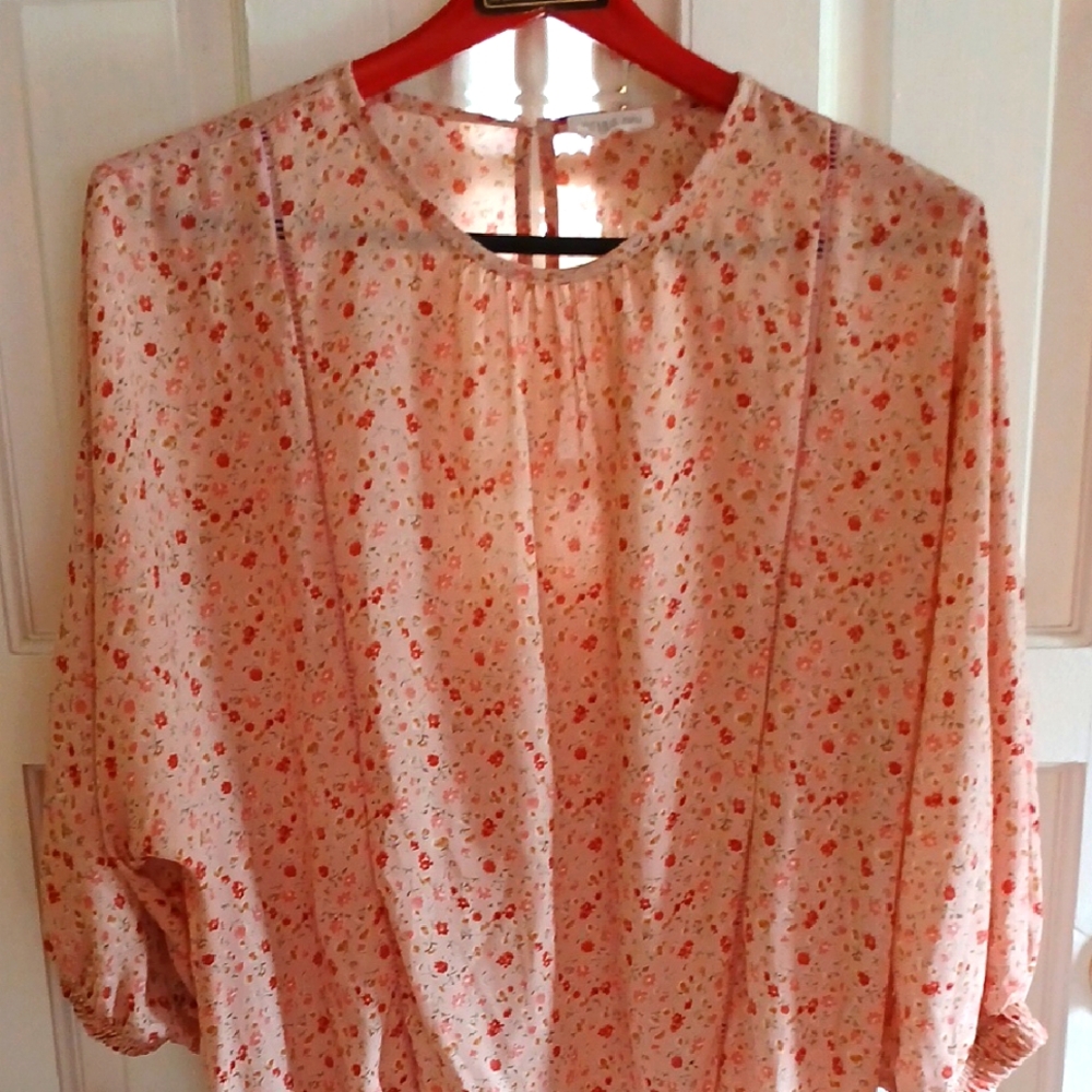 Floral Pink Women's Top